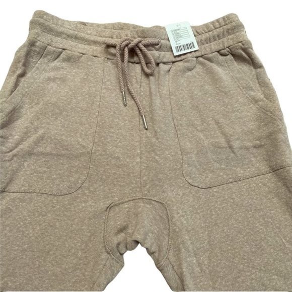 UO OUT FROM UNDER RIBBED TAN SOFT KNIT LOUNGE JOGGER PANTS  SZ:M - Picture 2 of 8